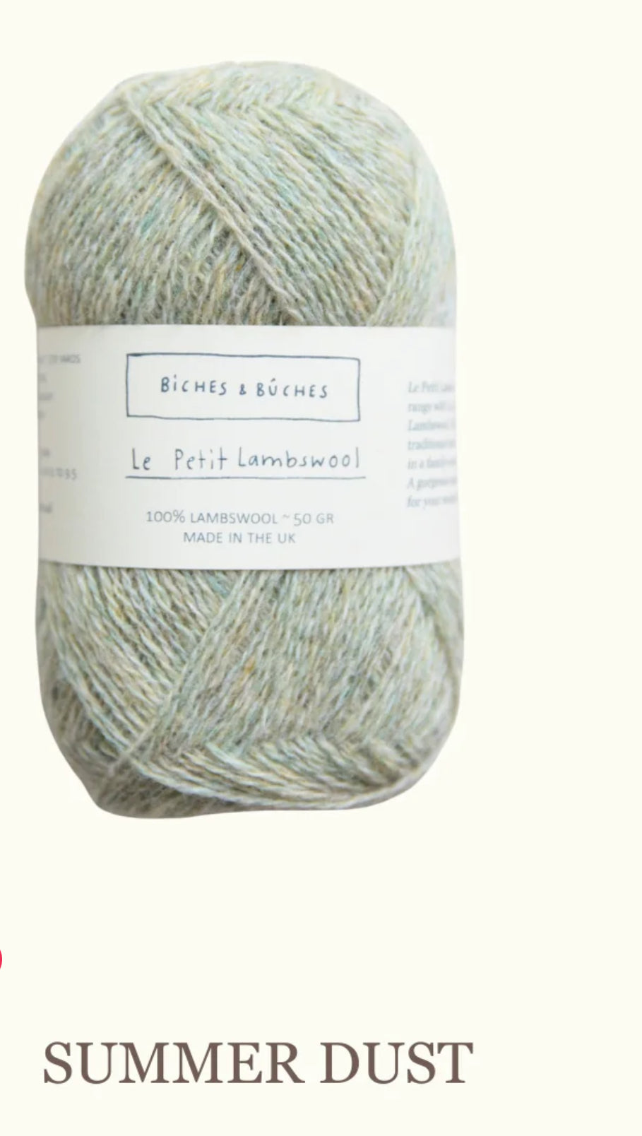 Biches & Bûches Le Petit Lambswool