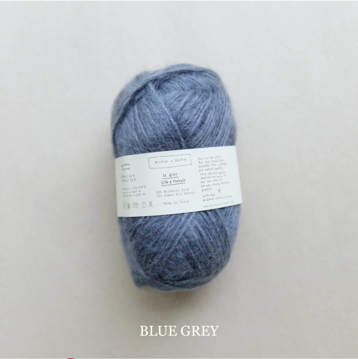 Biches & Bûches Le Gros Silk and Mohair