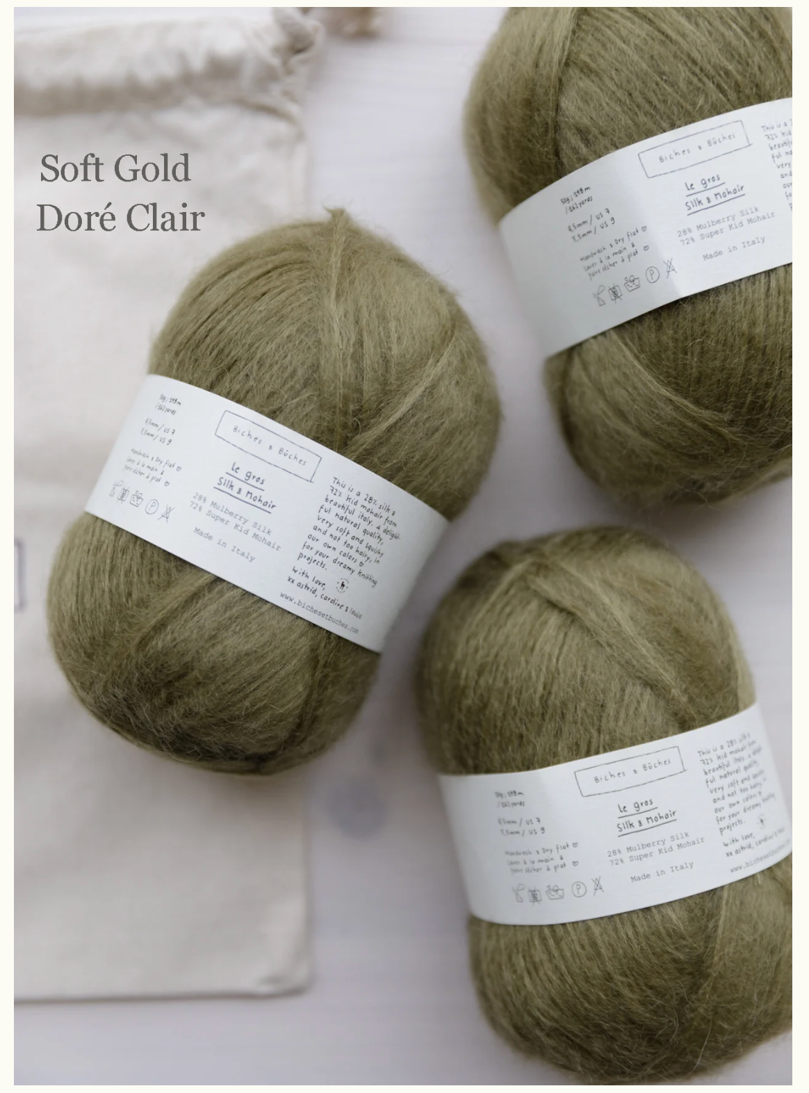 Biches & Bûches Le Gros Silk and Mohair