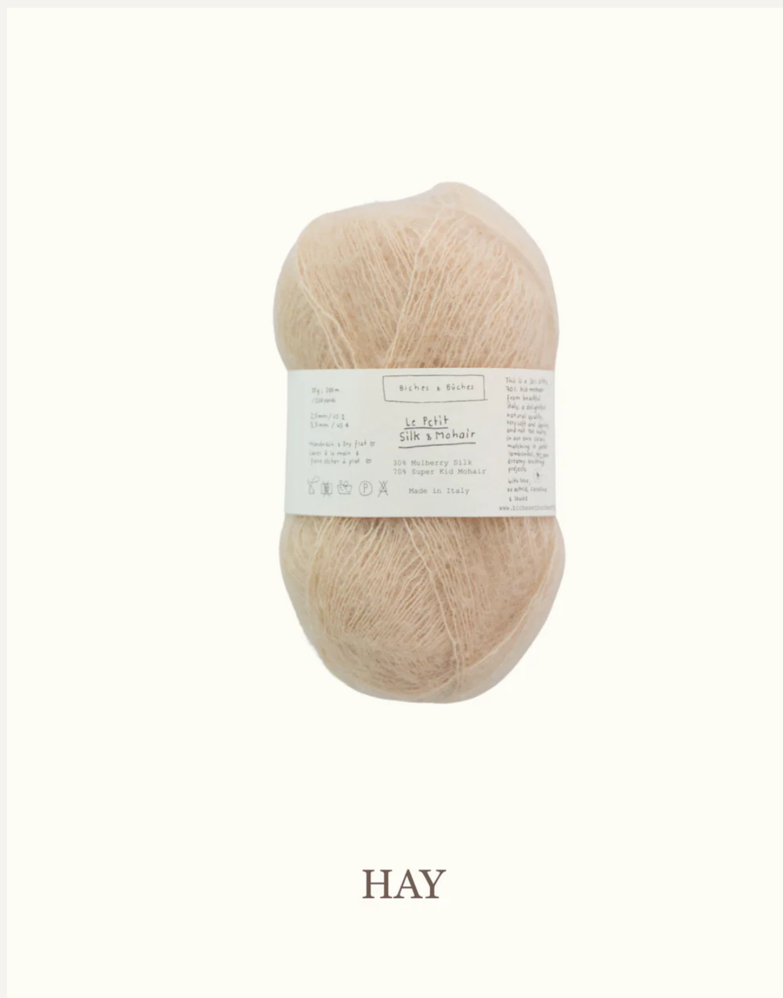 Biches & Bûches Le Petit Silk & Mohair