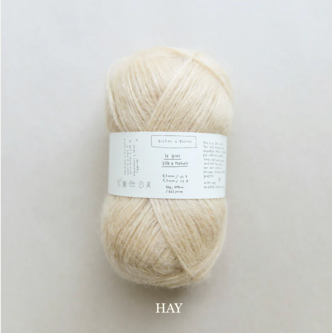 Biches & Bûches Le Gros Silk and Mohair